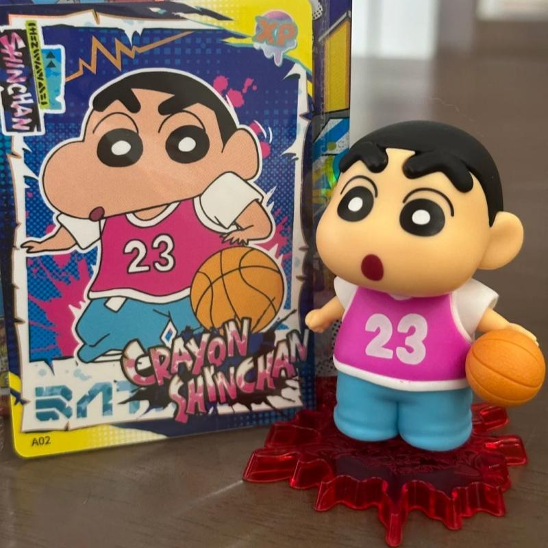 Crayon ShinChan Cartoon Anime Crayon Shin Chan Vinyl Rubber Doll Toy Key Chain Birthday Toy Gifts