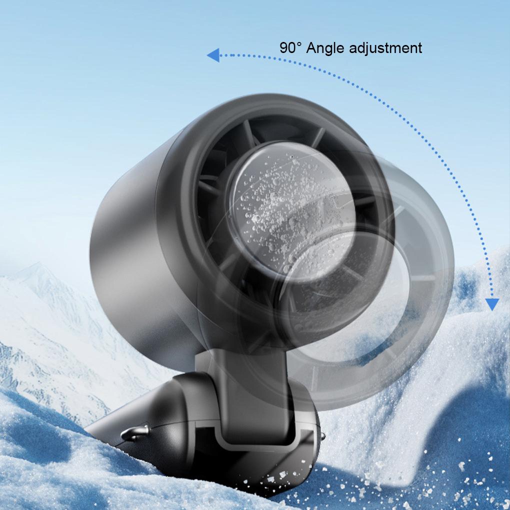 Rechargeable Portable Handheld Fan High Speed Hanging Neck Air Cooler Mini Turbo Cooling Fans 5 Speeds 4000mAh for Outdoor