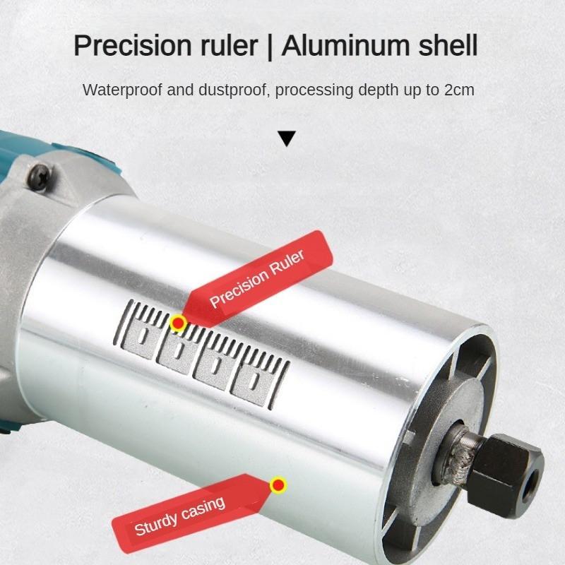 800W DIY Woodworking Carving Power Tools High Power Electric Trimmer Handheld Wood Slotting Trimming Machine