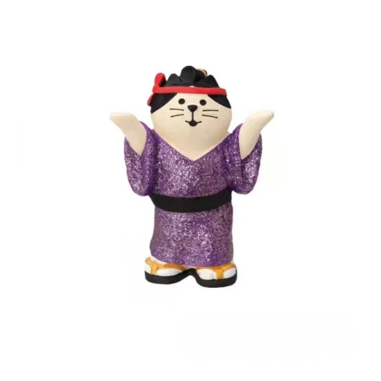 ZAKKA Creative Gift DIY Decoration INS Miniature Scene Props for Japanese Cat Dragon Year New Year Resin Small Decorations