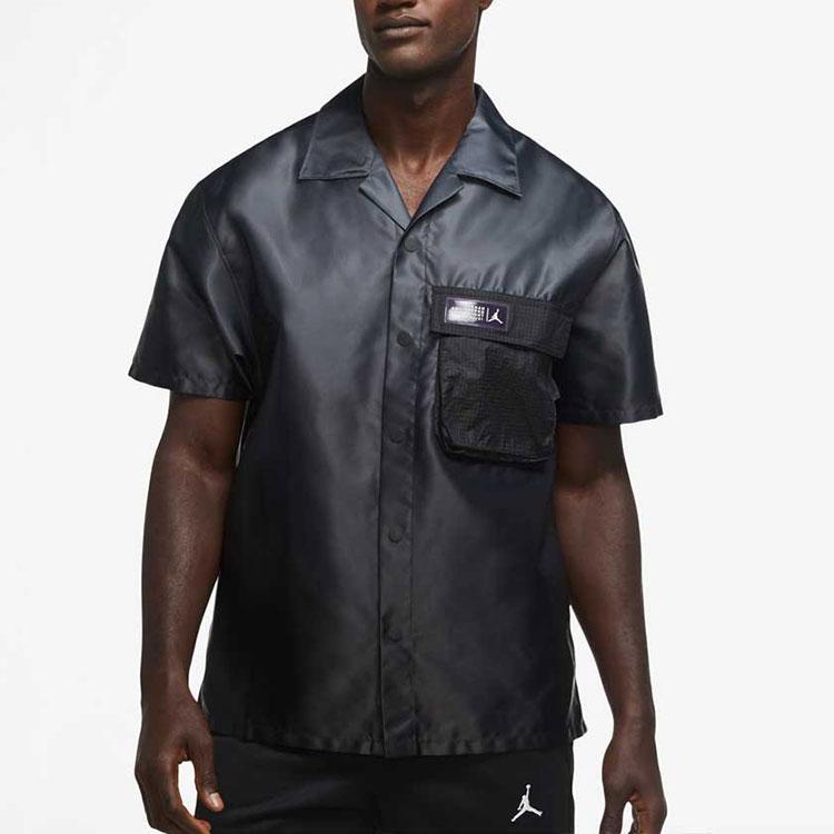 Jordan Gradient Big Pocket Woven Shirt Black Men's CZ4821-022