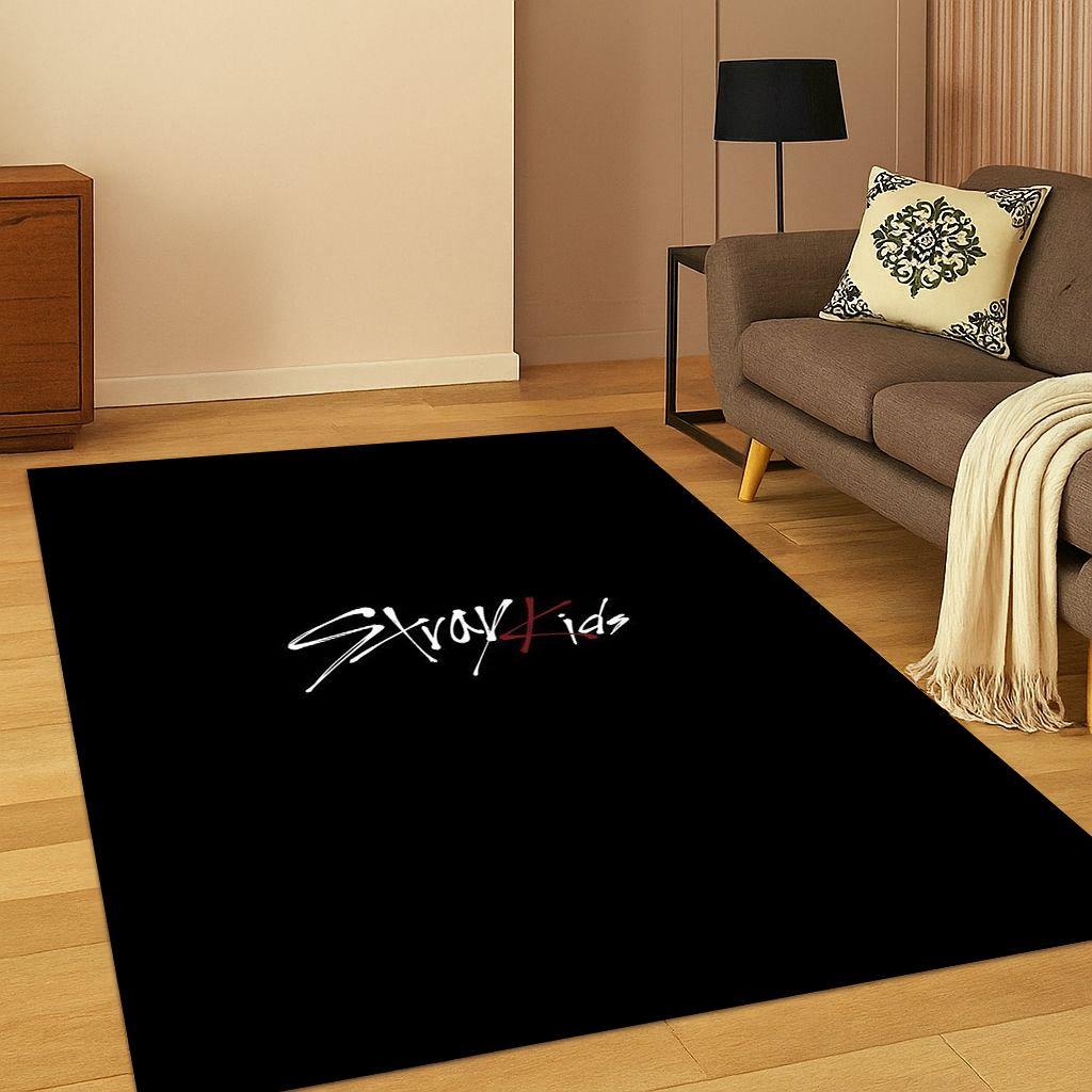 Kpop Star S-Stray Kids Hyunjin Carpet Rug for Bedroom Living Room Sofa Home Doormat Home Decor,Area Rug Non-slip Floor Mat Gift
