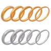 Wind Light Luxury Personalized Goose Throat Elastic Bracelet Women's French Titanium Steel Gold-plated Smooth Wide Version Bracelet Jewelry