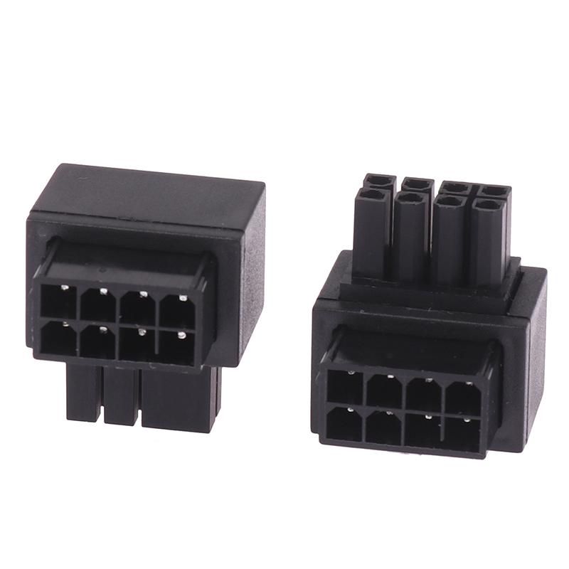 Placa-mãe Cpu 8Pin Conector de direção hidráulica 8Pin Adaptador de 90 graus Interface de energia Cabeça de direção