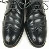 Pre-70s Vintage BOSTONIAN Wingtip Business Shoes Black Size 10D 27.5-28.0 Men's(USED)