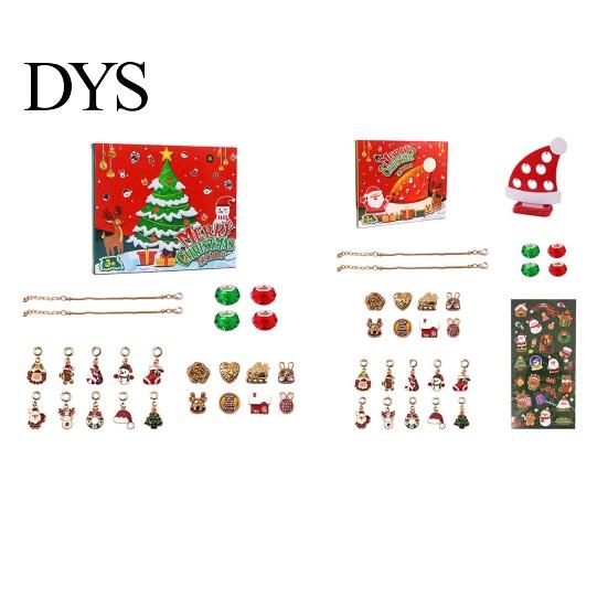 DIY Advent Calendar Bracelet Christmas Countdown 2026 for Girls, Making Kit with Jewelry Supplies Teens 24 Days of Charms And Beads Holiday