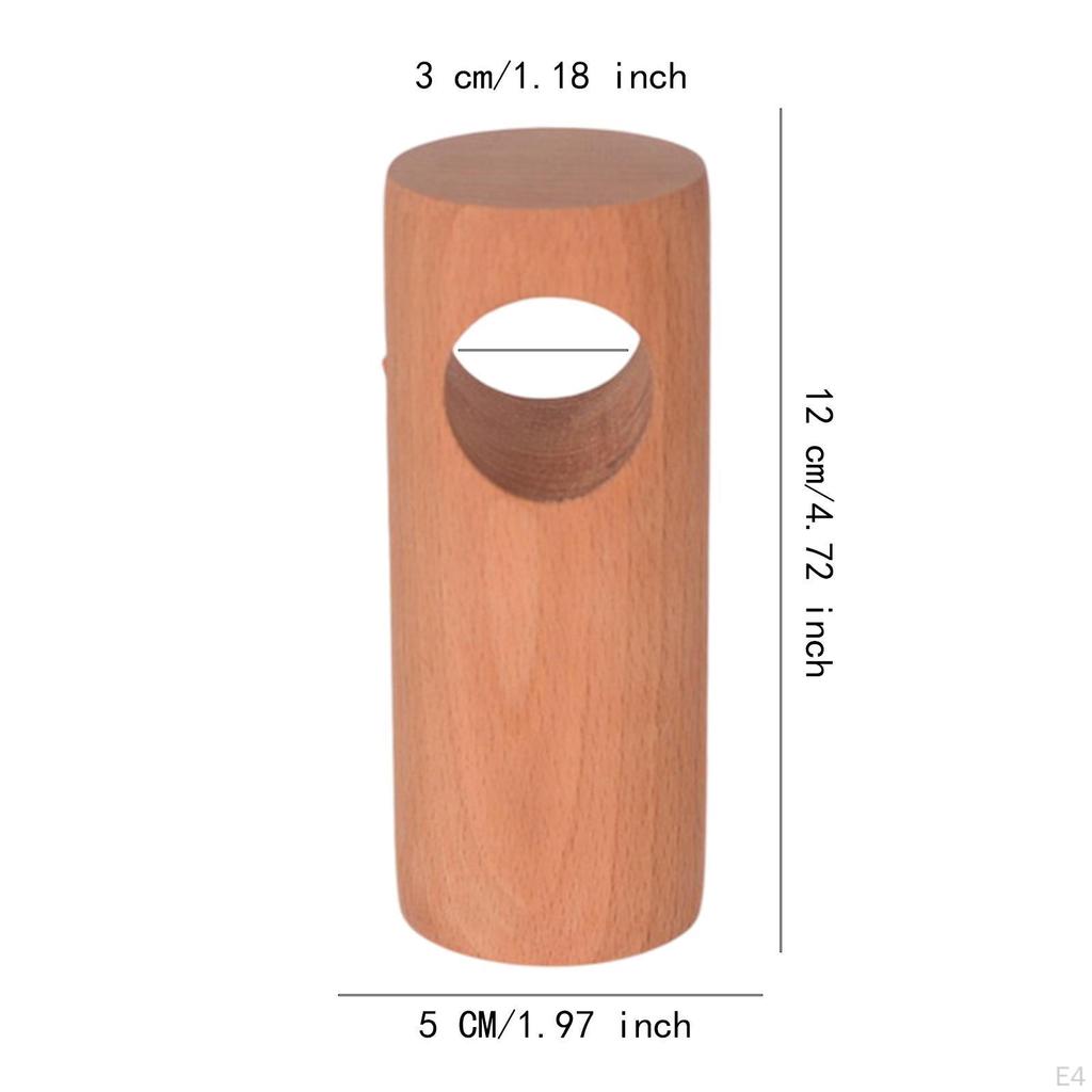 2 Pieces Curtain Rod Holders Brackets Wood Minimalist Window Hooks Wall Ceiling