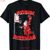 Funny Skibidi Rizzmas Christmas Rizz Santa Claus Basketball T Shirt Sweat Vintage Washed Fashion Breathable Stylish Vintage