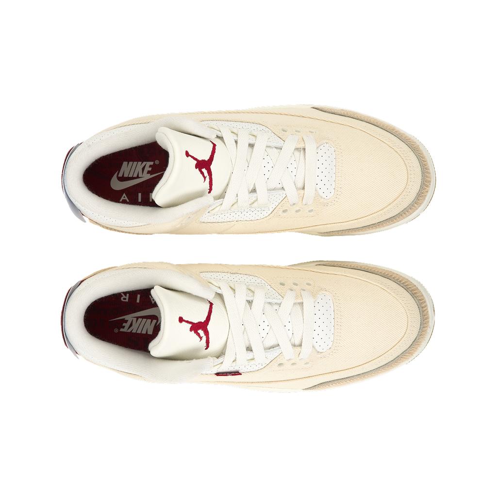 Pánské tenisky Air Jordan 3 Retro Lunar New Year Béžový Denim Sail-Gym-Red IR0910-400