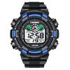 Cool Boss Outdoor Waterproof Led Luminous Digital Watch For Men With Stopwatch And Sports Timing