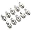 Premium Stainless Steel Grease Fitting  Straight Hydraulic Design  M10 X 1mm Thread  10 Pack For Easy Installation