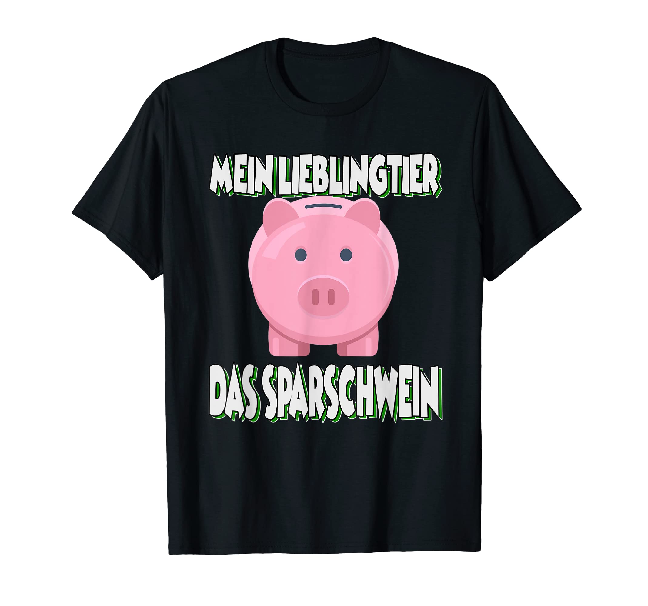 

My Favorite Animal Pig Piggy Bank Capitalist Money Saving T-Shirt чёрный