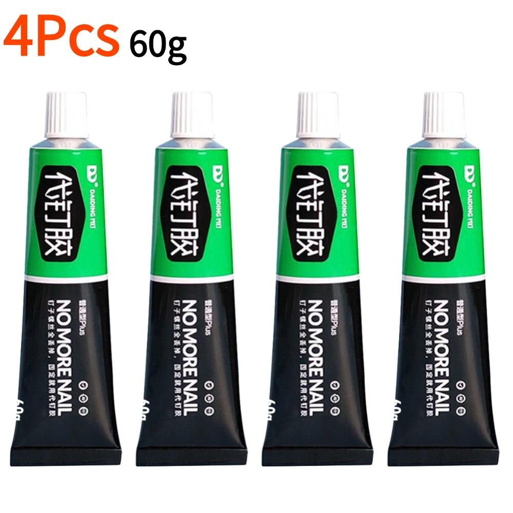 1-5Pcs 30g/60g All-Purpose Glue Quick Drying Glue Strong Adhesive Sealant Fix Glue Nail Free Adhesive Plastic Glass Metal