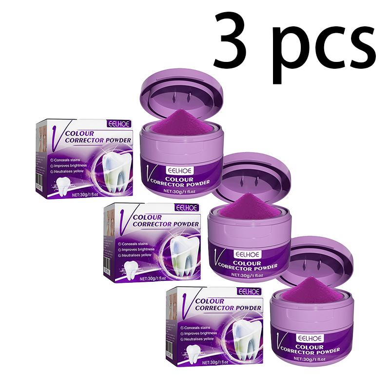 EELHOE V34 Aufhellendes Zahnpulver Reinigt Verfärbungen Frischer Atem Strahlend weiße Zähne Zahnsteinentfernungspulver