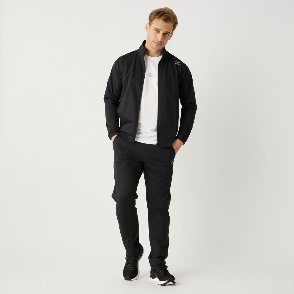 Mizuno Training Wear Stretch Knit XL High-Gauge Jacket, K2JECM20, Black,