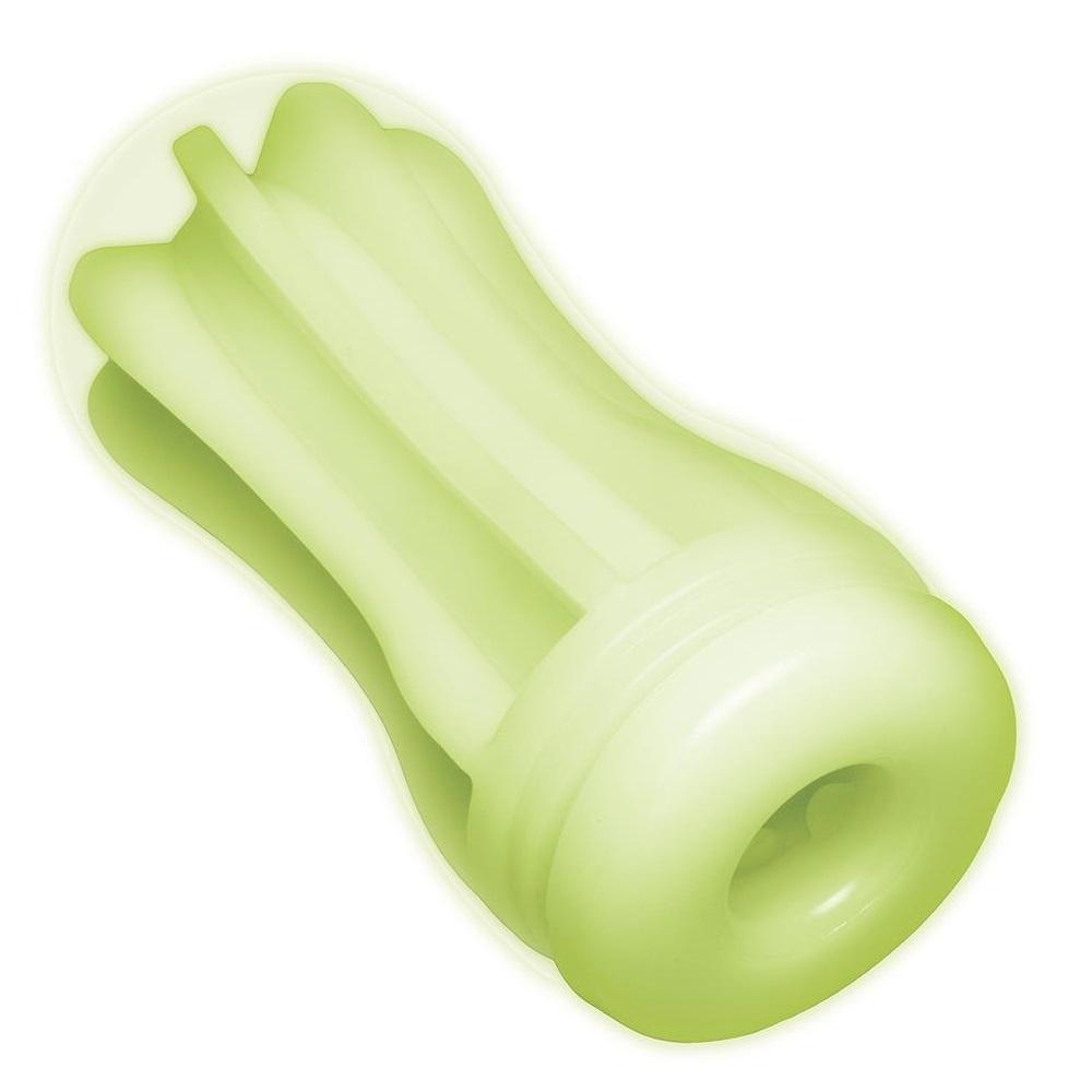 Whipsmart Glow-in-Dark White Masturbator 1pc