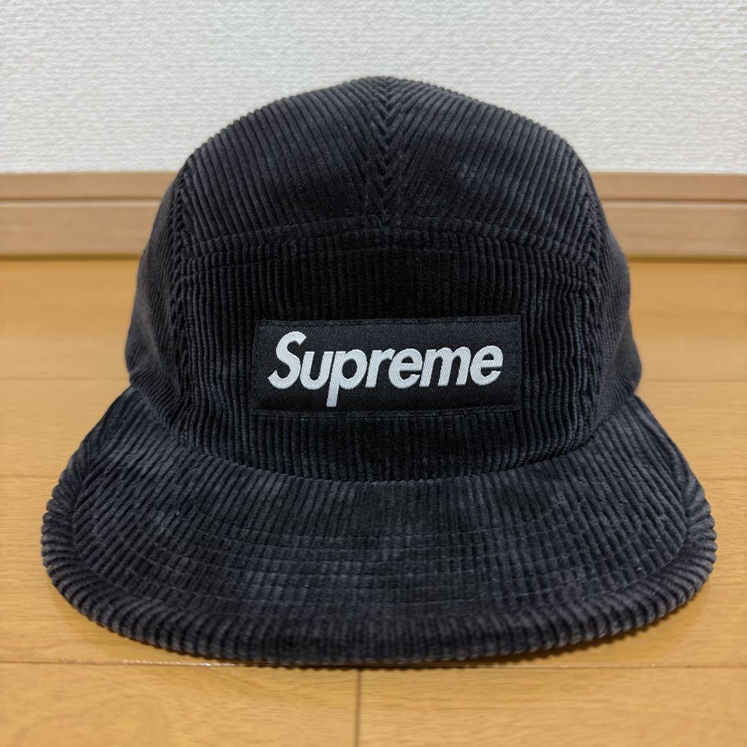 

[USED] Supreme Corduroy Camp Cap Black 2025SS