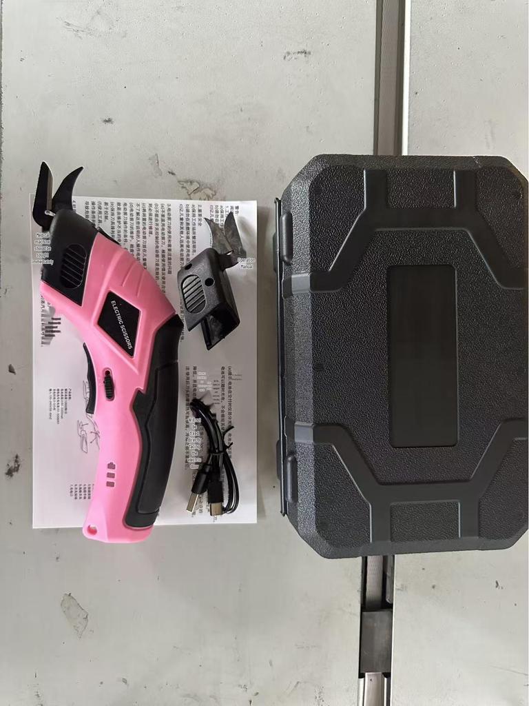 Electric Handheld Fabric Scissors - Rechargeable Lithium Battery Tailor's Cutting Tool