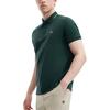FILA Solid Color Sports Antibacterial Breathable Short Sleeve Polo Shirt Men Polo Shirts Green FI1M421107F-GN