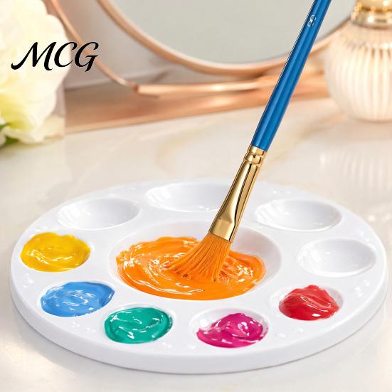 Kids Painting Brush Set Face Paint Set, Watercolor Acrylic Oil Kit, Aluminum Ferrule Brushes Nylon Hair for Artist, Body Canvas Art Supplies