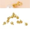 Pack of 10 Stopper Beads Metal Spacer Beads Jewelry Making Accessories Easy Threading Beads Handmade Accessories