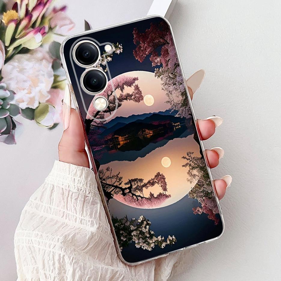 For Vivo Y04 4G Case V2430 Cute Cat White Lion King Painted Cover Soft Slim Phone Case For Vivo Y29s Y 29 s VivoY04 Fundas Coque