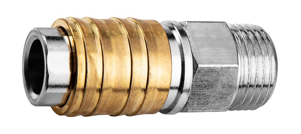 Schnellkupplung für Kompressor mit 1/2" Außengewinde