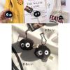 Handmade Miyazaki Hayao Spirited Away Briquettes Plush Doll Key Chain Schoolbag Charm