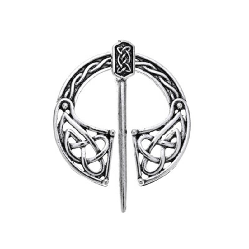 New Fashion Women Hand Forged Medieval Norse Runic Viking Jewelry Vintage Wulflund Belt Buckles Viking Cloak Brooch Cloak Pin
