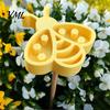 Eco Friendly Yard Accessories Insect Water Feeder, Bee Dish, Garden Pollinator Drinking Bowl, Safe Points or Ladybug Shape Cup for Bees Butterflies