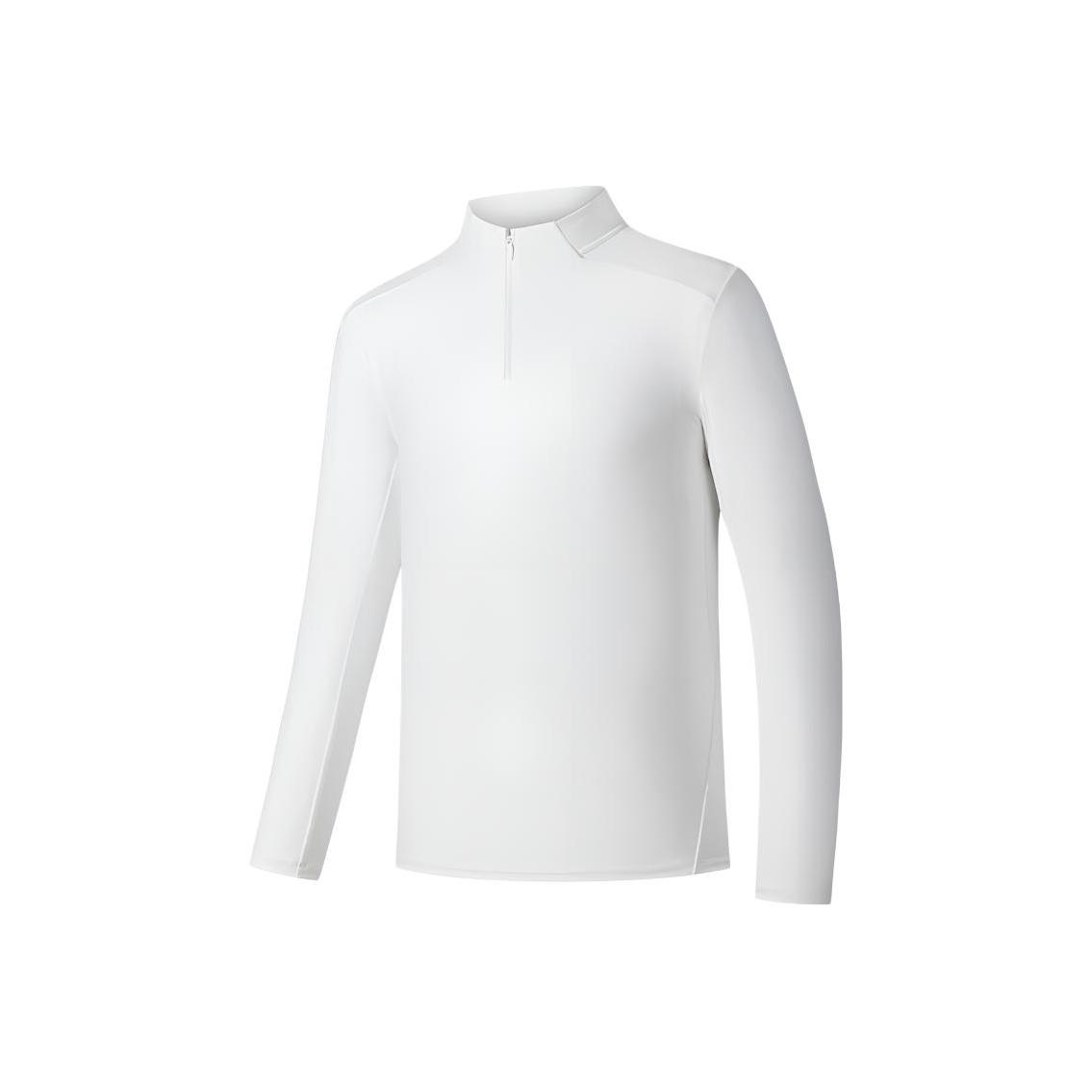 

Anta Champion Серия Всепогодная Пуловер с воротником-стойкой Однотонный Удобный Универсальный Повседневный Простой Дышащий Футболка с длинным рукавом 152530414-1