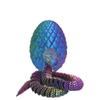 3D printing toy snake egg viper 3D printing halloween animal model luminous children's birthday gift