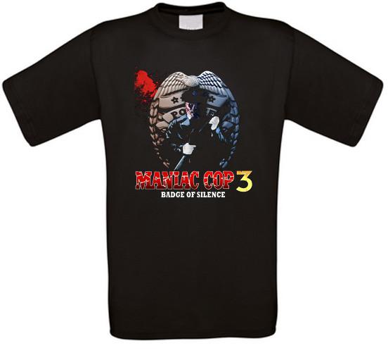 Maniac Poliziotto 3 Culto Movie T-Shirt L