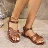 Summer shoes fashion flats Korean sandals Roman shoes beach shoes women's shoes