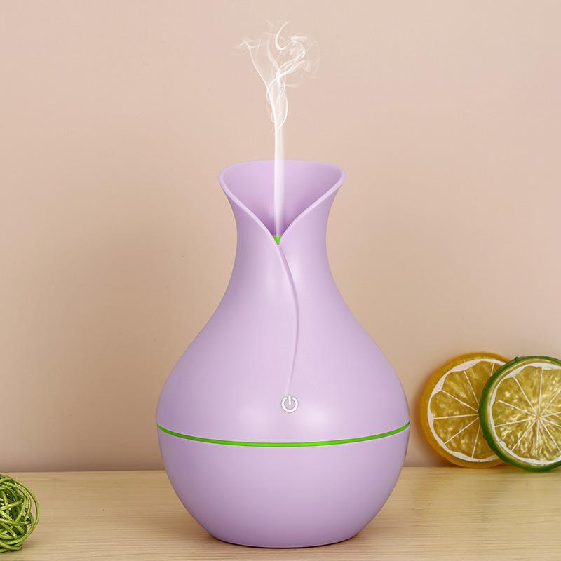 Creative USB Fog & Wood Grain Aromatherapy Humidifier with Custom Logo Option