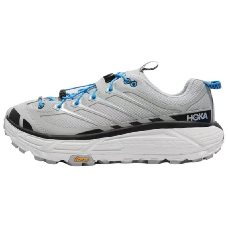 HOKA ONE ONE Mafate Three 2 Abrasion Resistant Low top Trail Running Casual Running Shoes Unisex Gray Sneakers 1141572-STSK 44⅔ серый