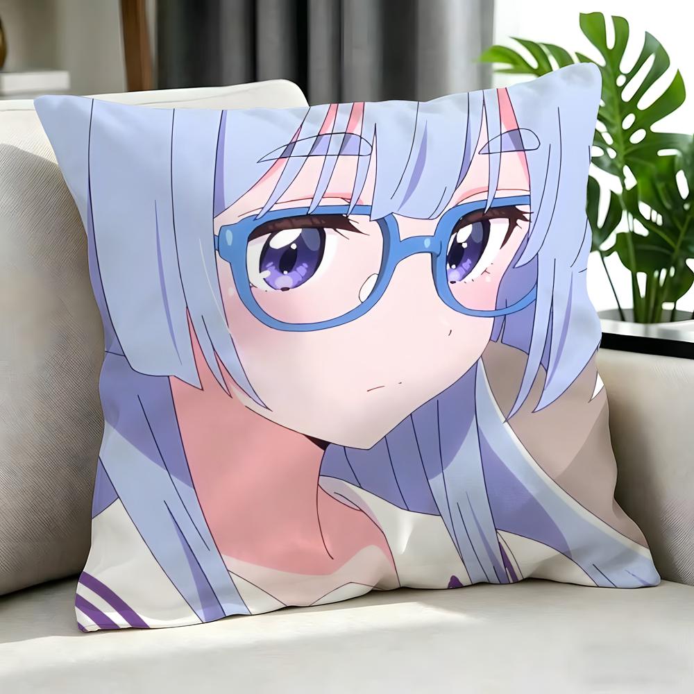 Anime Shiunji Ke No Kodomo Tachi Cushion Cover Cushion Cover Set 4Pcs 50X50 45X45 40X40 Pillowcase Decorative Sofa Home Decor