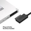 USB 2.0 USB to SATA Cable USB 3.0 Optical Drive Adapter CD DVD ROM Cable  Optical Drive Replacement