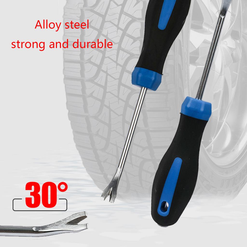Practical for Crowbar Pry Bar Staple Nail Puller Lightweight Buckle Trim Screwdriver Car Door Removal Pliers Hand Tools