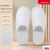 Winter Thickened Coral Fleece Anti-Slip Hotel Slippers for Home