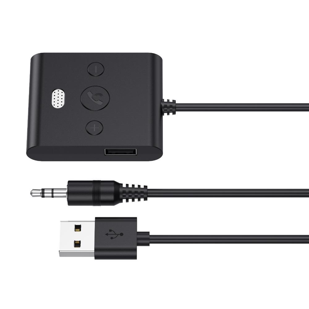 Car Bluetooth Receiver 3.5mm Bluetooth Music Receiver 5.4 High Definition Hands-free Call Car U Disk Playback
