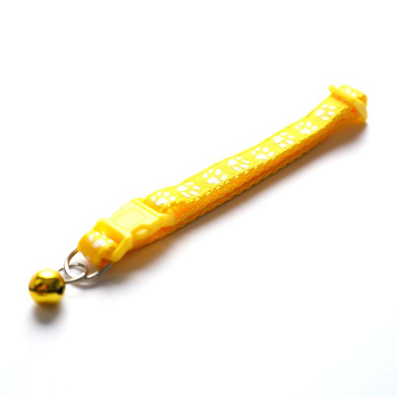 New Cute Bell Collar For Cats Dog Collar Funny Footprint Collars Leads Cat