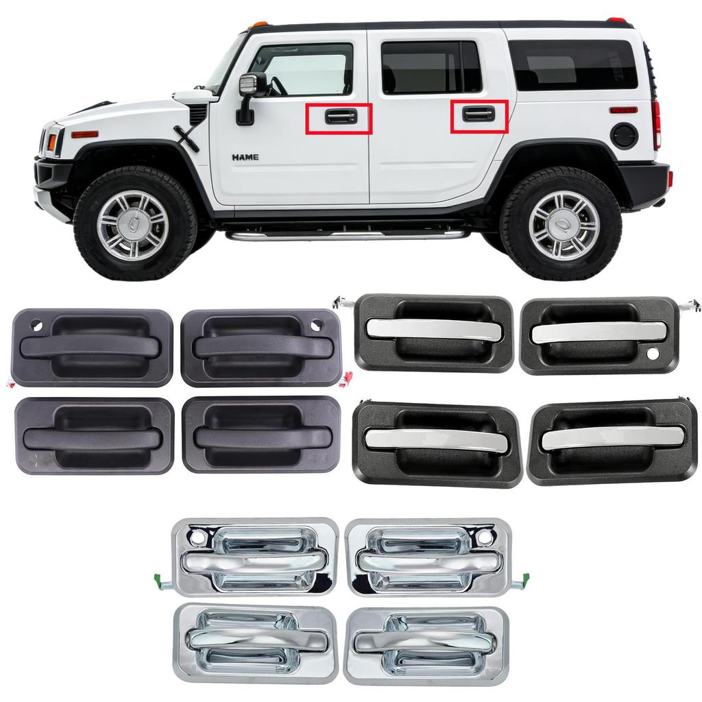 2003-2009 Modelleri için Hummer H2 Dış Kapı Kolu (Parça Numaraları: 25845864, 25845865, 25845866)