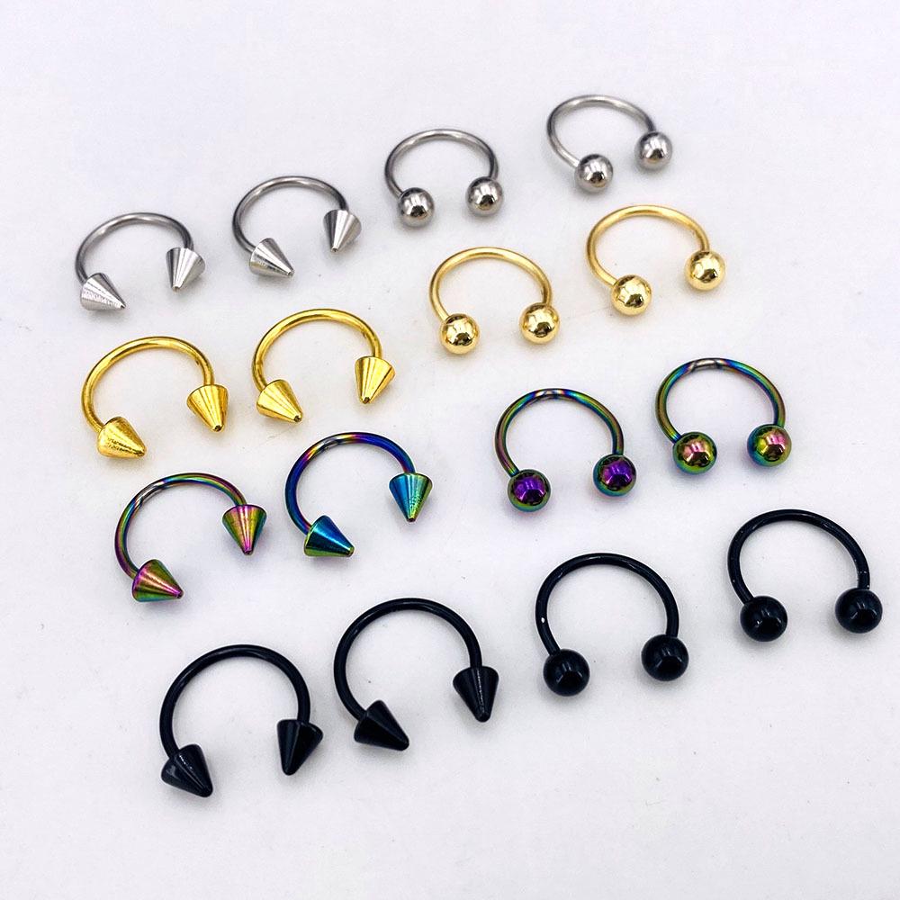 European & American CBR Titanium Steel Nose & Ear Cartilage Ring