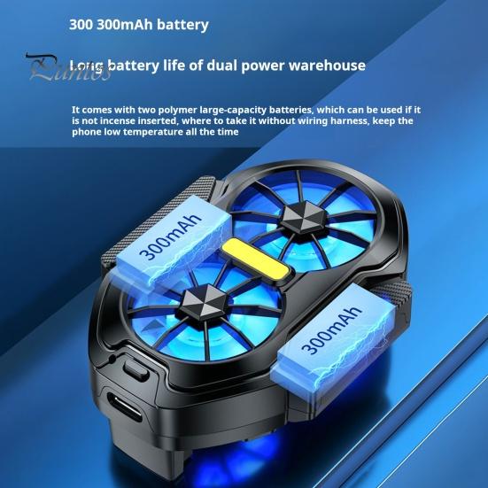 Trådløs mobiltelefon Radiator Kjølevifte Halvleder Varmespredning Lav støy Oppladbar Universal Telefon Radiator