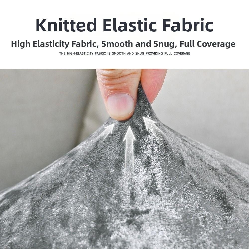 Washable Round Stool Covers with Elastic Bands Chair Cover Chair Seat Cover  for Bar Swivel Chair