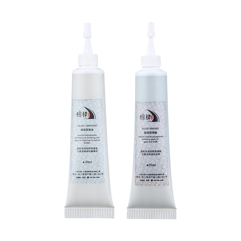 Fishing Reel Lubricant Grease Oil Kit 20ml Gear Bearing Maintenance Spinning Reels