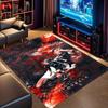 Dybala Football Star Art Collage Print Area Rug Non‑Slip Rectangular Floor Mat Soccer Fan Gaming Room Home Decor
