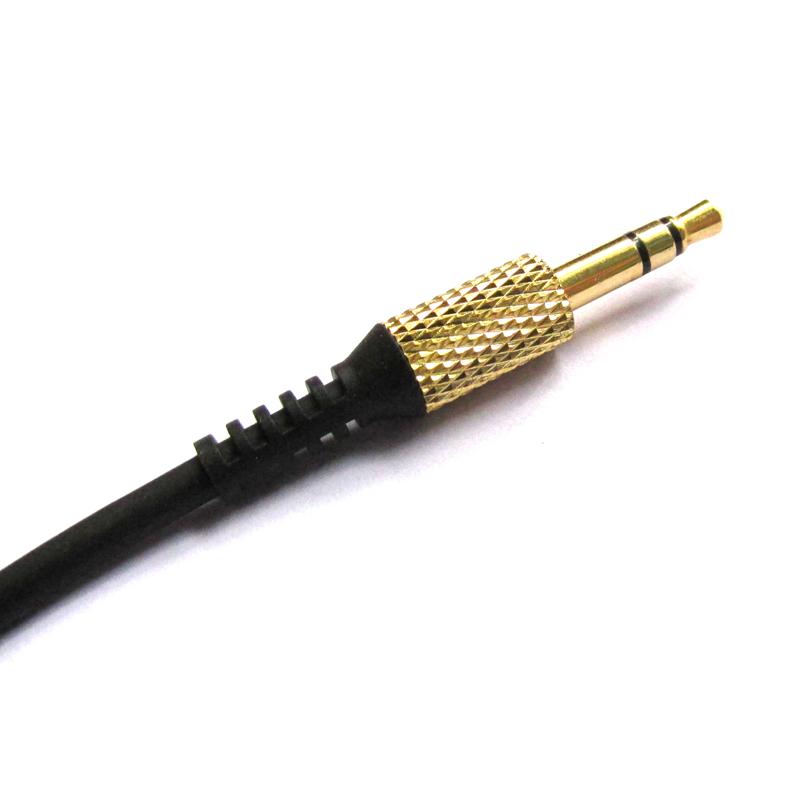 Replacement Audio Cable for Marshall Major II 2 3 III Monitor MID Headphones Cord with Mic Volume Control 3key Black/brown