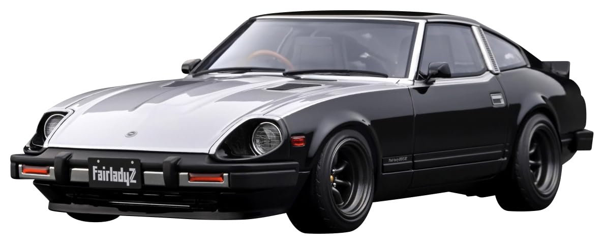 

ignition model Nissan Fairlady Z finished product IG3517 1/18 (S130) Black/Silver